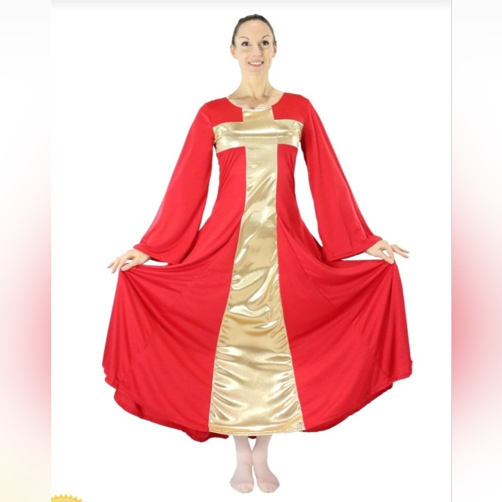 Praise Cross Liturgical Dance Dress